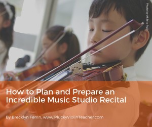 Do you have a process for planning successful recitals for your students? We owe it to our students to do everything we can to help them have an amazing recital experience. Here's how I do it...