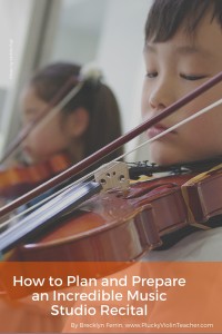 Do you have a process for planning successful recitals for your students? We owe it to our students to do everything we can to help them have an amazing recital experience. Here's how I do it...