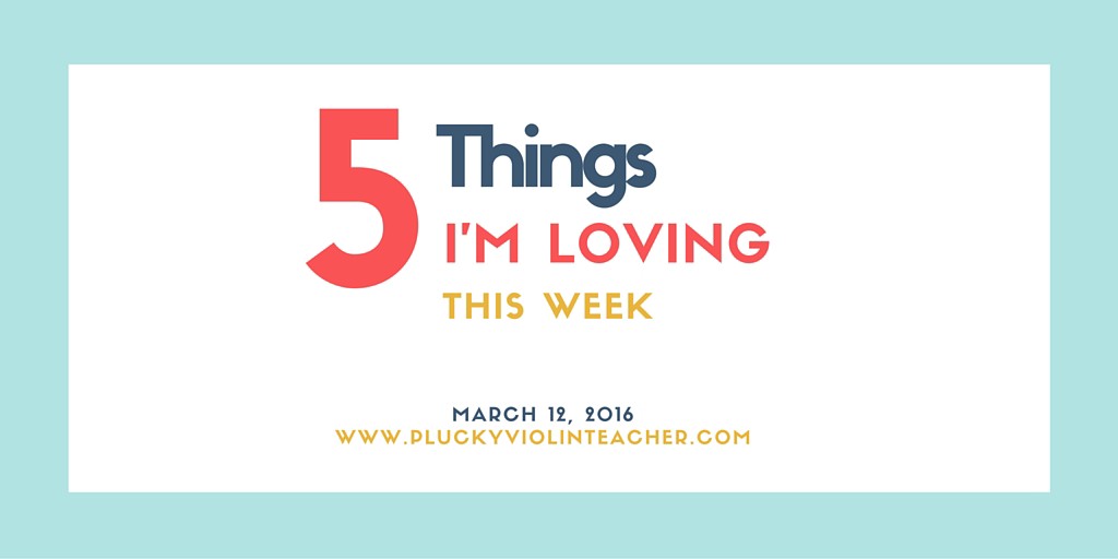 A weekly round up of violin teaching tips, tricks, and resources.
