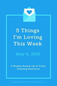 A weekly round-up of Violin Teaching Ideas for Suzuki violin lessons...