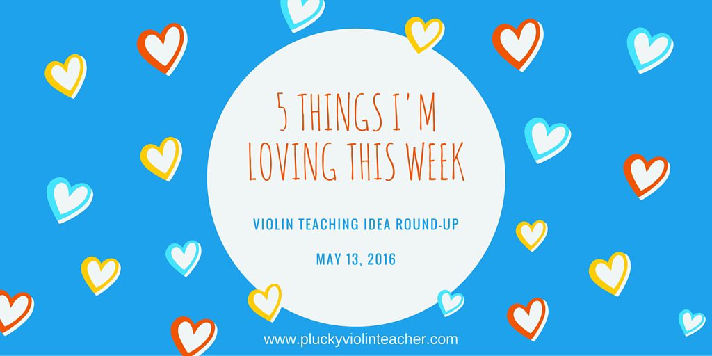A weekly round up of violin teaching ideas for Suzuki teachers. www.pluckyviolinteacher.com