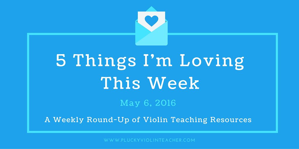 A weekly round-up of Violin Teaching Ideas for Suzuki violin lessons...
