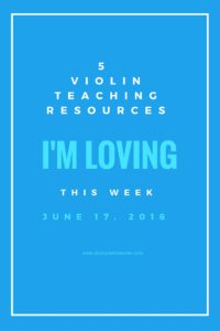 A Weekly Round-Up of Suzuki Violin Teaching Tips, Tricks, & Resources.