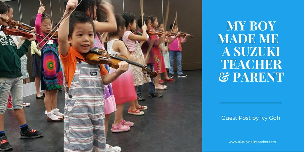 How to be successful as your child's Suzuki teacher AND parent.