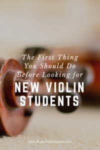 As music teachers, there are only a limited number of teaching hours in any given week. It is crucial that these hours are filled with students that we enjoy teaching, and who connect with our teaching style. 