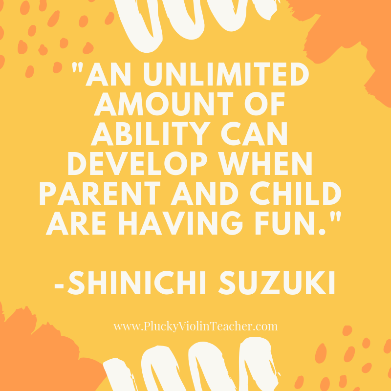 Why Suzuki music lessons are a great option for our family. via www.PluckyViolinTeacher.com