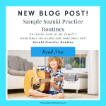 Sample Suzuki Practice Routines