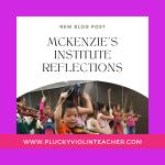 McKenzie’s Institute Reflections